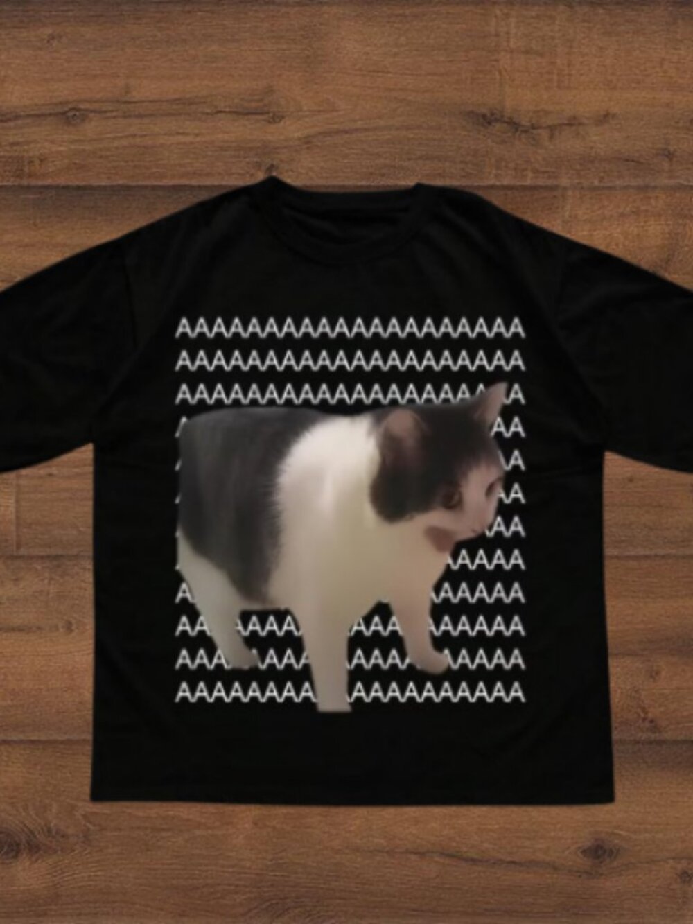 Screaming Cat Meme T-Shirt